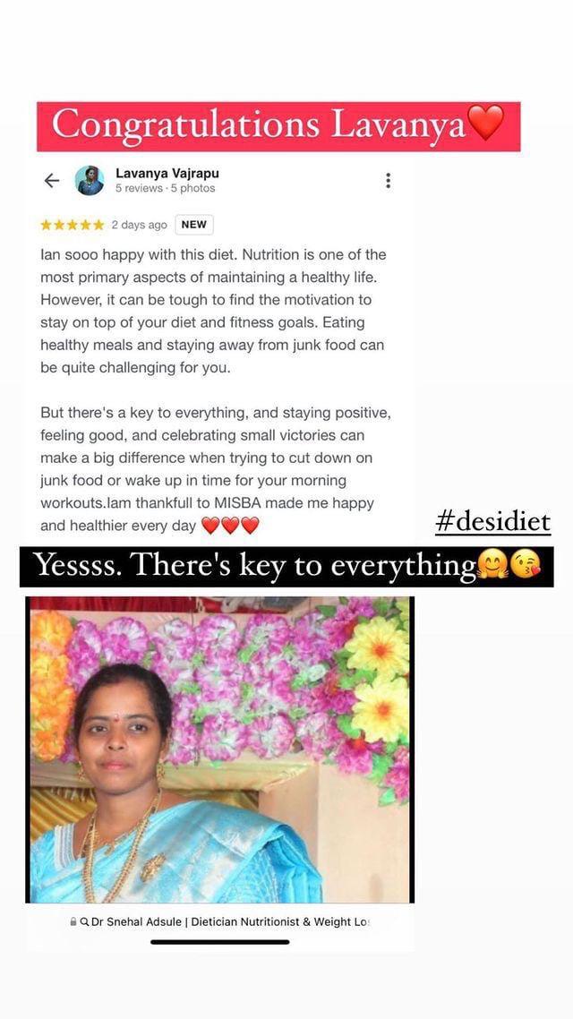Lavanya — shared with permission